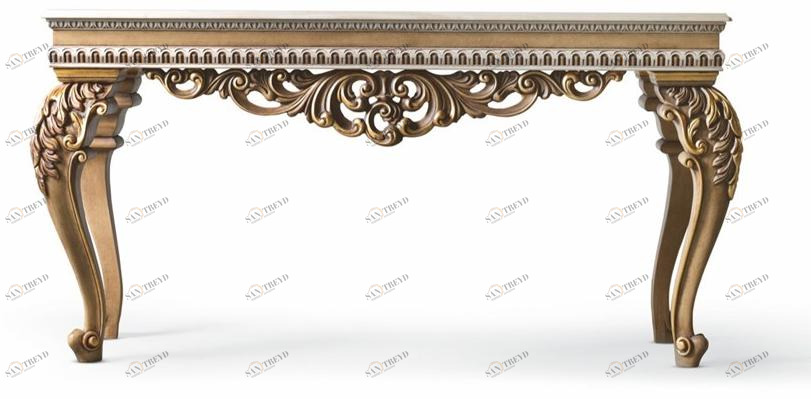 SCAPPINI & C Прямоугольная консоль с верхом из травертина Timeless 2630-m