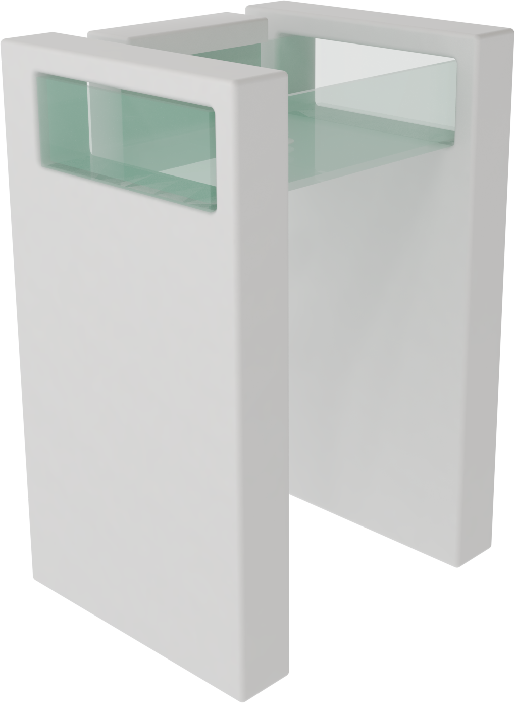 GLLACOL60BW1 Напольная раковина стоящая GSG CERAMIC GLASS