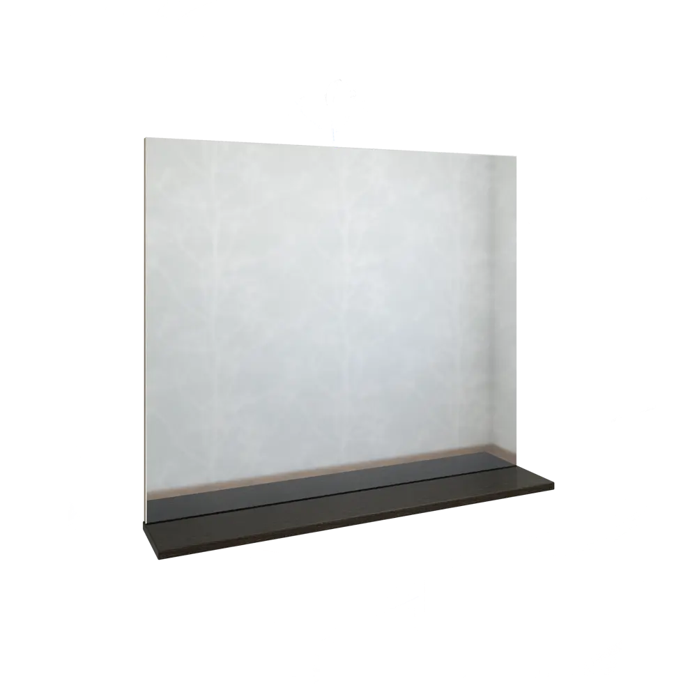 Зеркало «Элеганс» с полкой 85x72 см цвет вяз швейцарский Santreyd STLM-2134287 - Вид №1