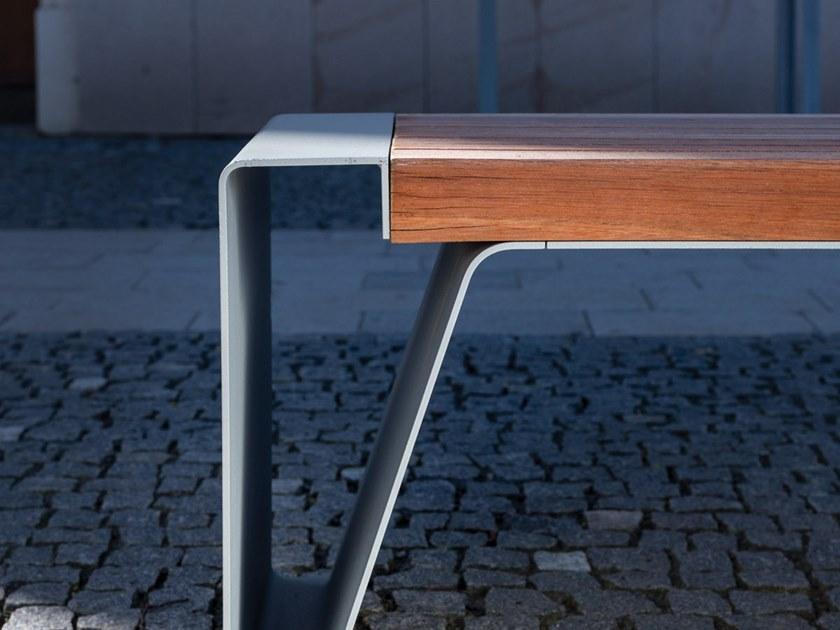 mmcité1 Скамья из стали и дерева без спинки Radium sun-id-1455670 - Вид №5