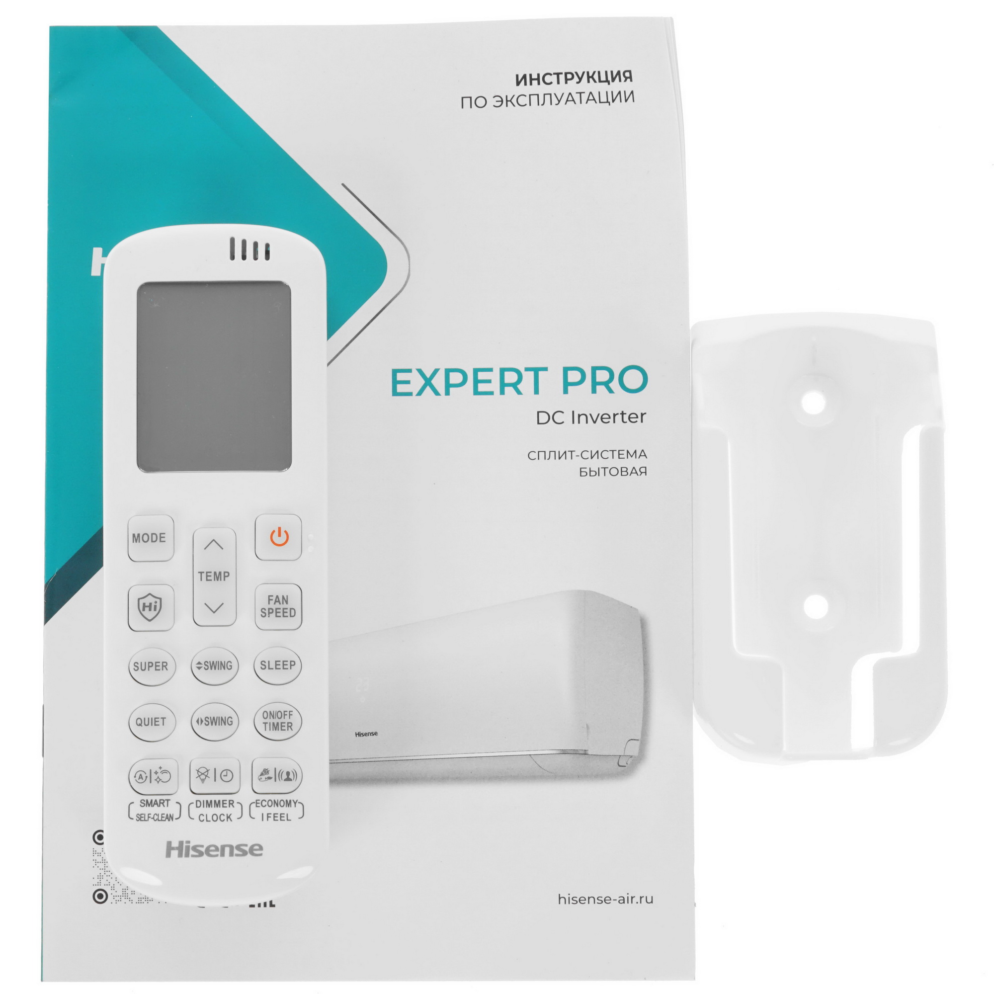 9973792 Кондиционер настенный сплит-система Hisense AS-24UW4RBBTV03 белый STDN-0101637 - Вид №10
