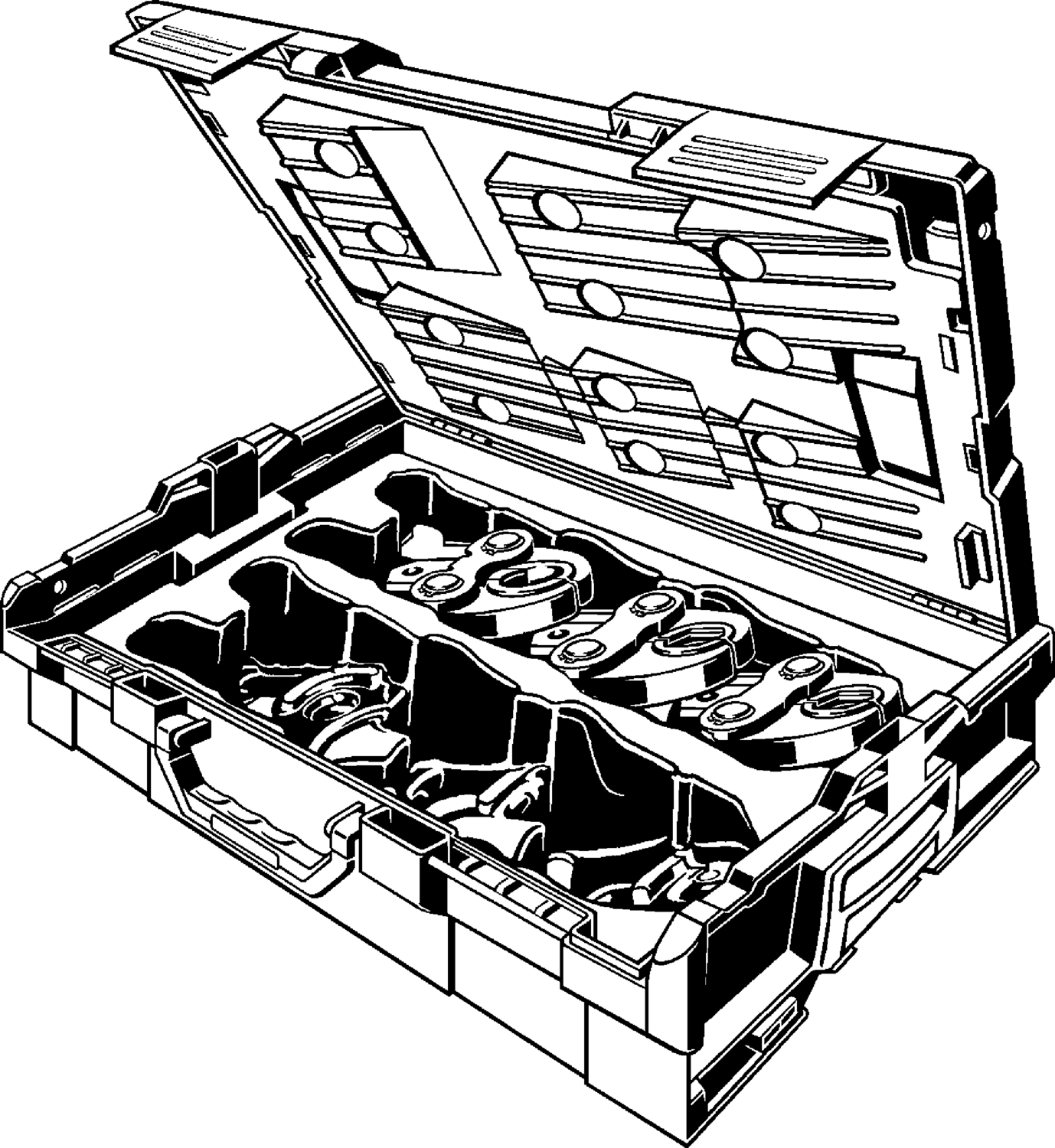 793 487 Модель 2202.31 Трубопроводные системы  Системные пресс-инструменты  Системные пресс-клещи PT2  Megapress Santreyd  - Вид №1