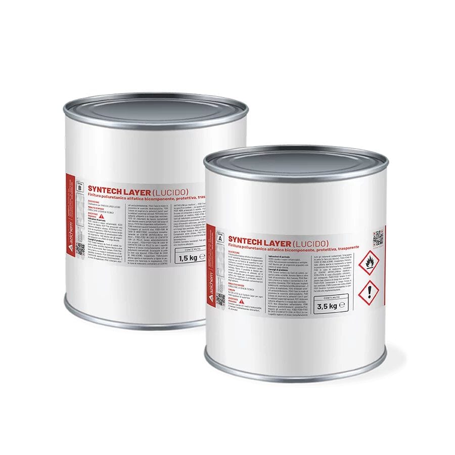 Двухкомпонентная алифатическая полиуретановая отделка, защитная, прозрачная Azichem SYNTECH ARCH-00140635 - Вид №1