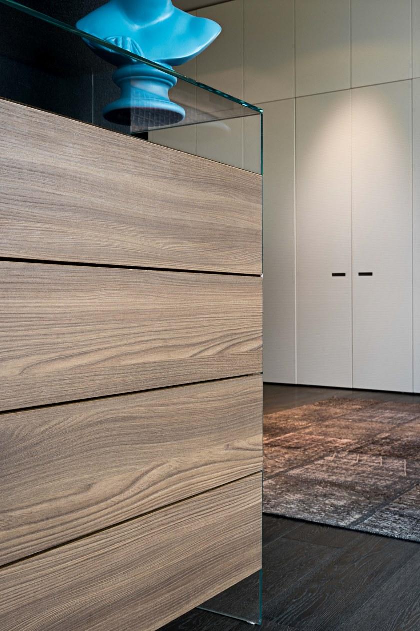 Maiullari Комод из особо прозрачного стекла и меламина Encore sun-id-1459686 - Вид №9