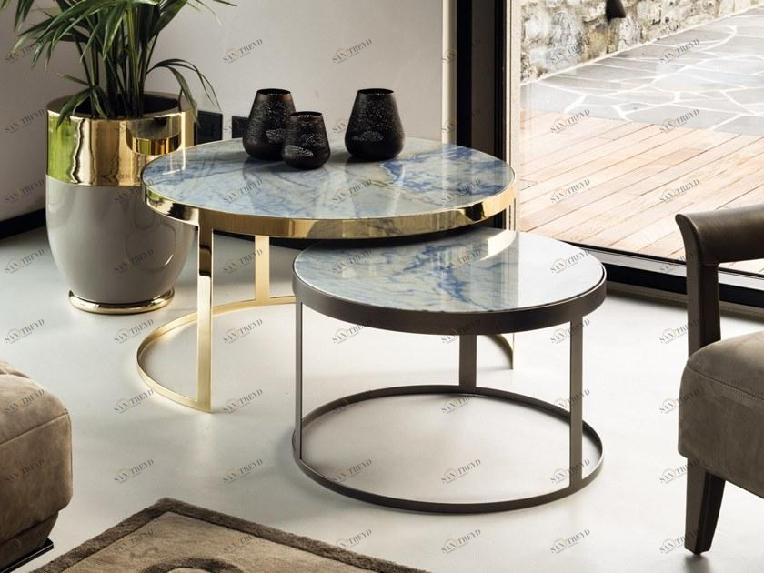 Longhi Круглый журнальный столик штабелирования Loveluxe 2018 – illusion collection sun-id-1374530