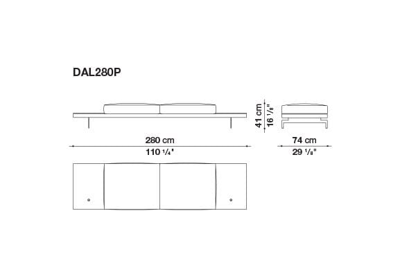 3-местный тканевый диван с полуостровом B&B Italia док ARCH-00061121 - Вид №193