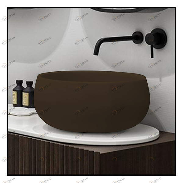 BATOCA Накладная раковина на столешницу  круглая Ceramica Cielo 