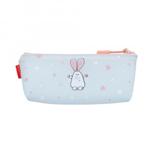 14-012/05 Пенал на молнии силиконовый 20 x 9 x 3.5 см "Зайка" Bruno Visconti