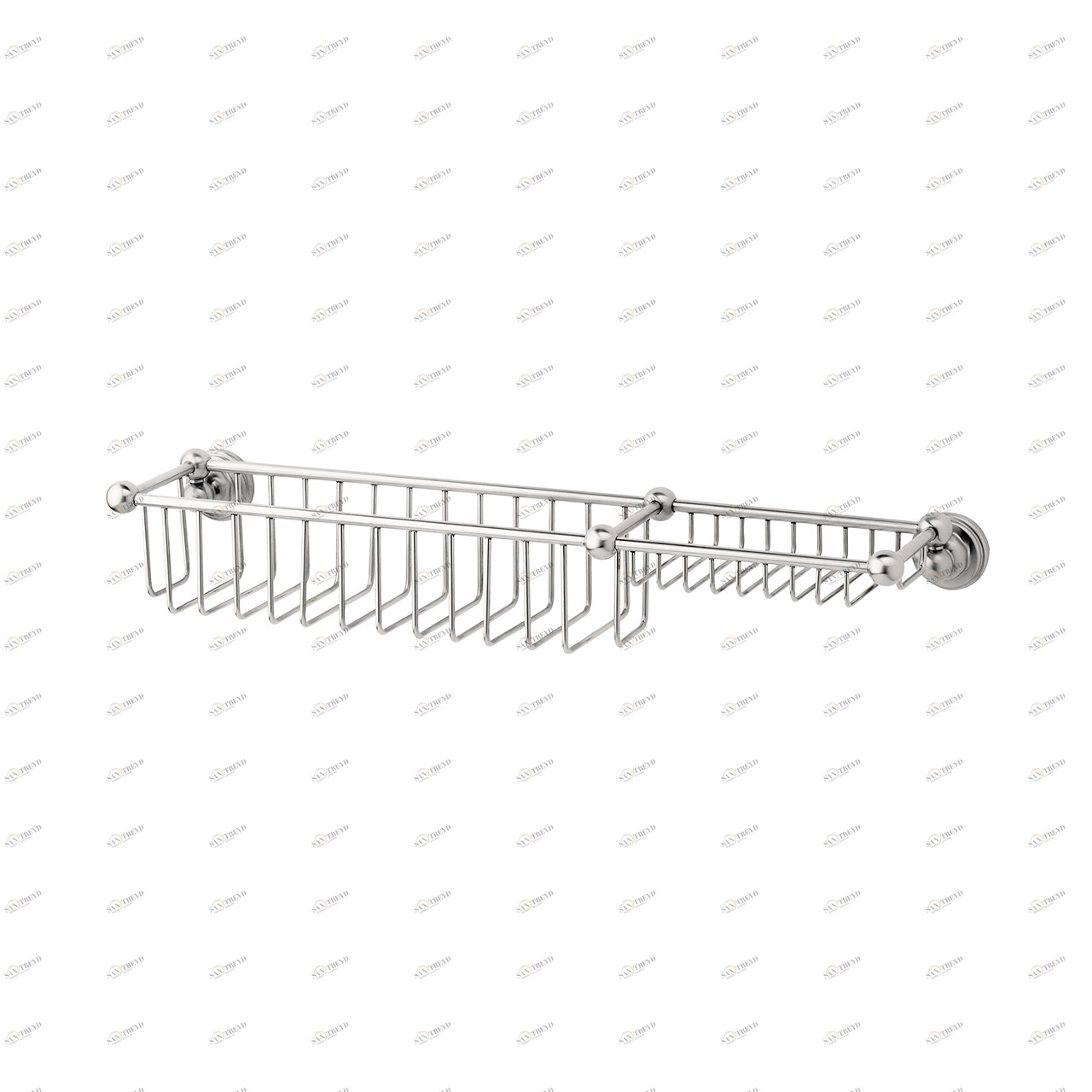 Traditional bathrooms Стеклянная полка P&R с держателем для полотенец Pr6962 