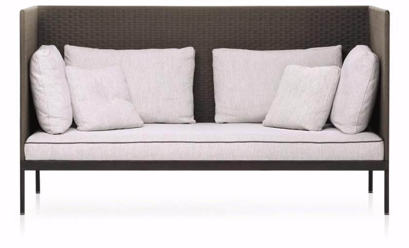 RODA Садовый диван из batyline® с высокой спинкой Basket sun-id-1412501 - Вид №1