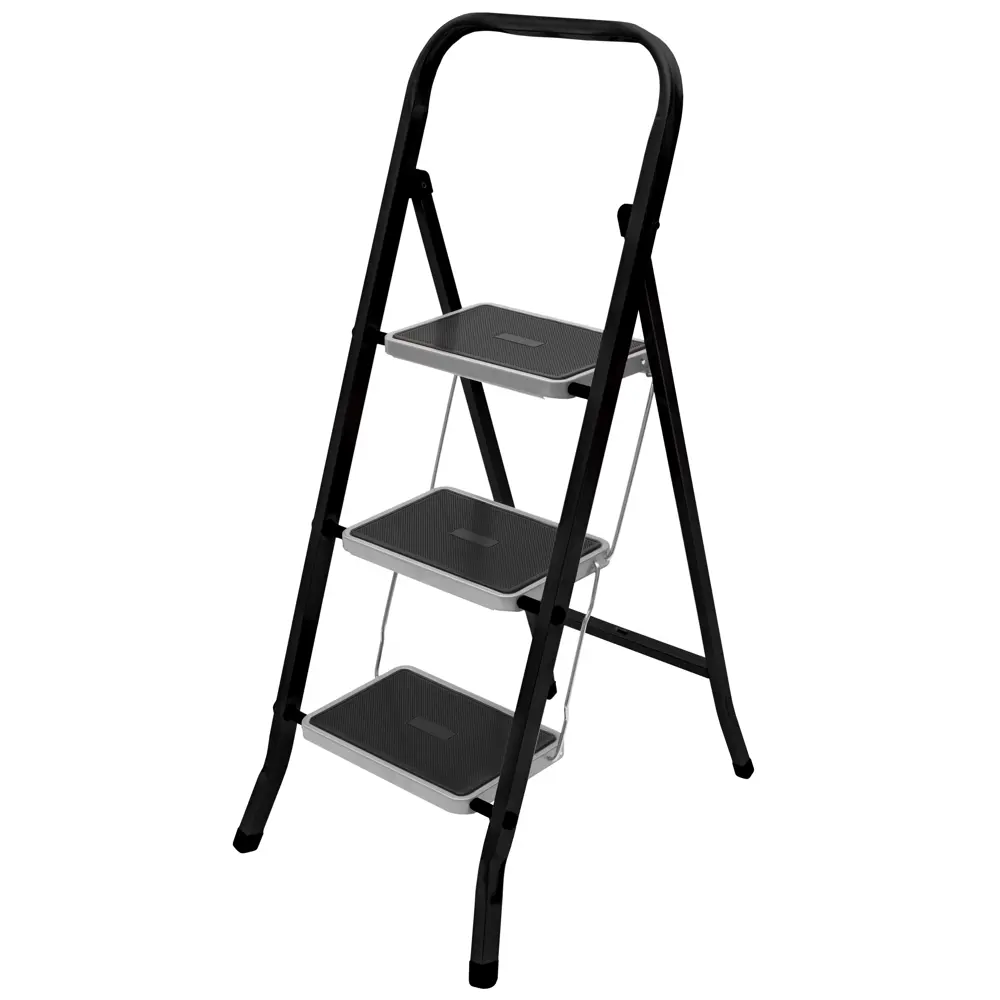 Стремянка Zalger 3-ступенчатая с противоскользящим ковриком 83591946 STLM-0042295