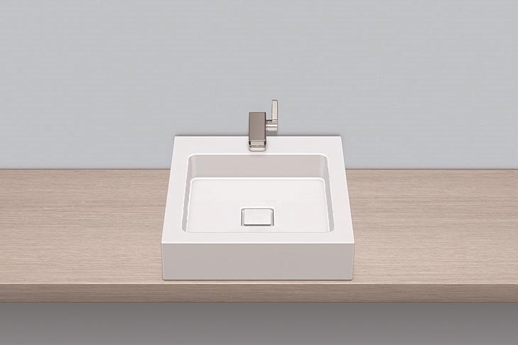 3304000401 Надставная раковина, ab.q450h.1, белая, противомикробное Alape серия Q 