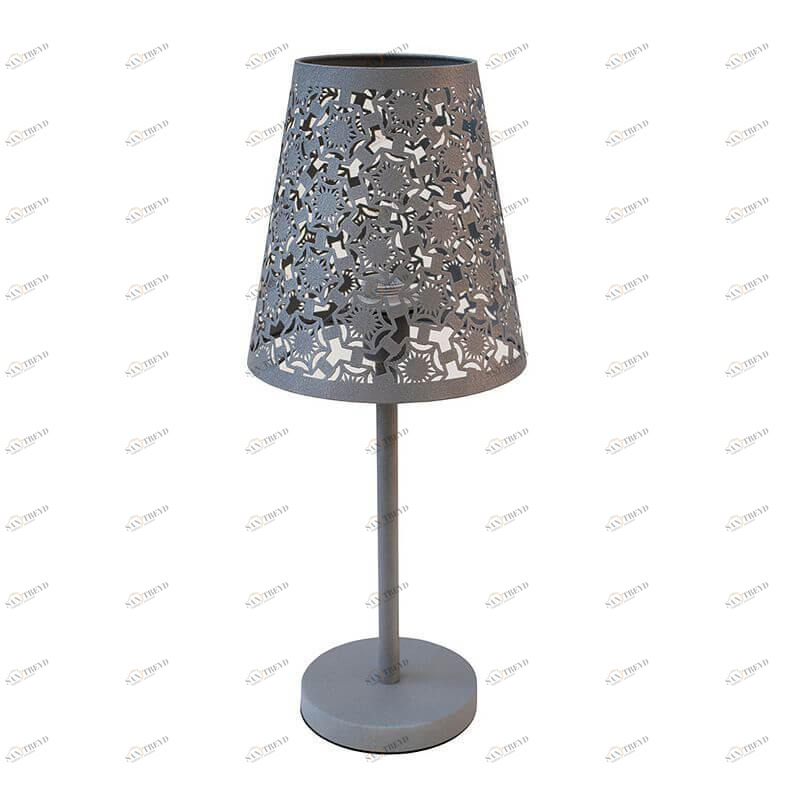 Лампа настольная серая Seven Fires "Карвед" 39406.04.84.01F SEVEN FIRES КАРВЕД 00-3907890 Серый 