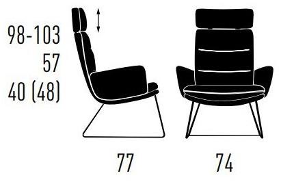KFF Санный стул с подлокотниками Arva sun-id-1425041 - Вид №2