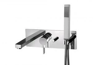 Смеситель для ванны с душем Paffoni Rock RO001CR (с внутренней частью)