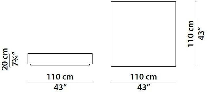 BAXTER Журнальный столик квадратный из бетона sun-id-1464610 - Вид №14