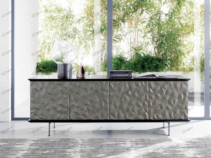 Ozzio Italia Буфет лакированный с распашными дверцами  X305 