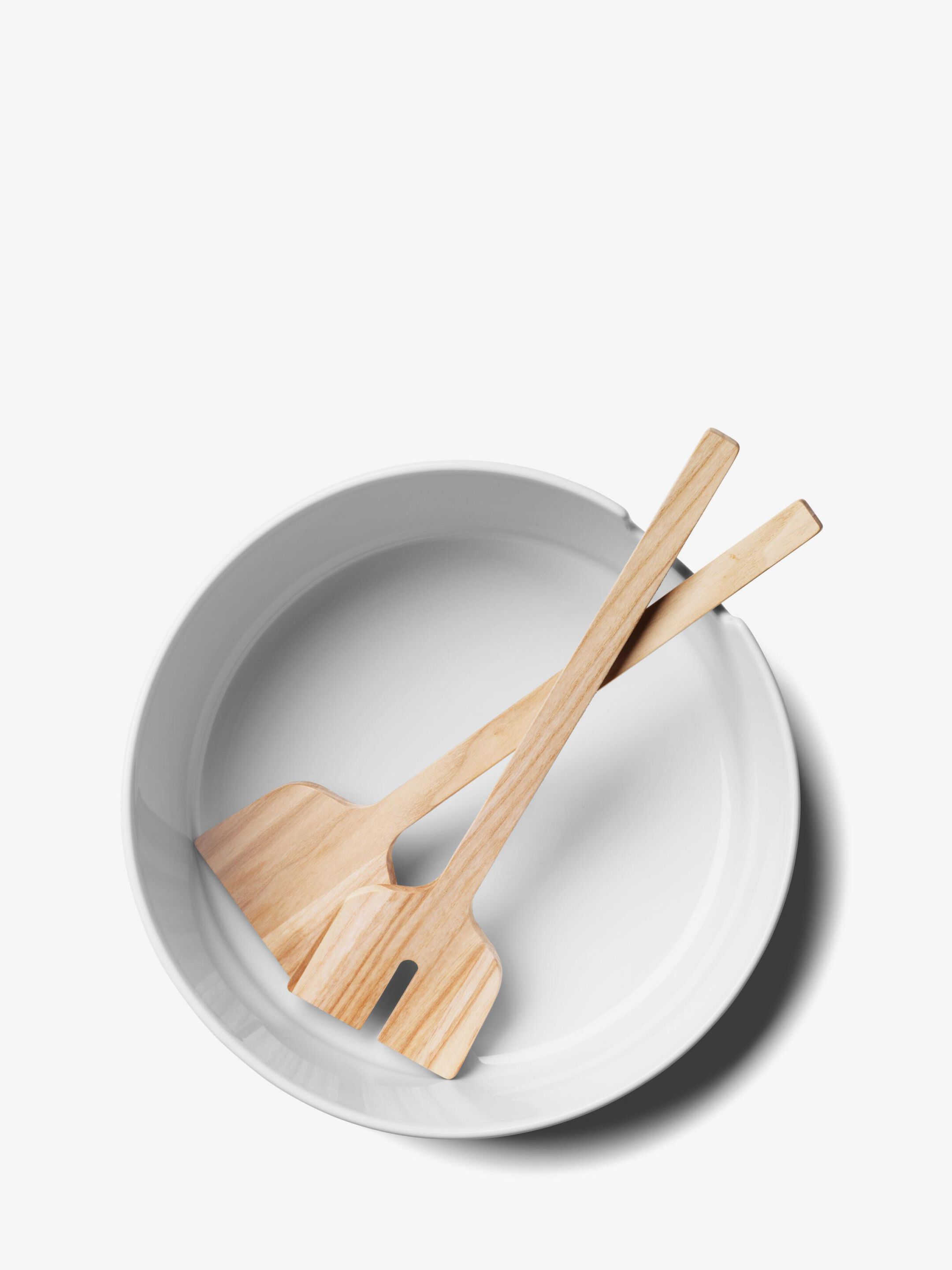 Фарфоровая салатница с деревянными столовыми приборами LSA Collective ARCH-00043902 - Вид №8