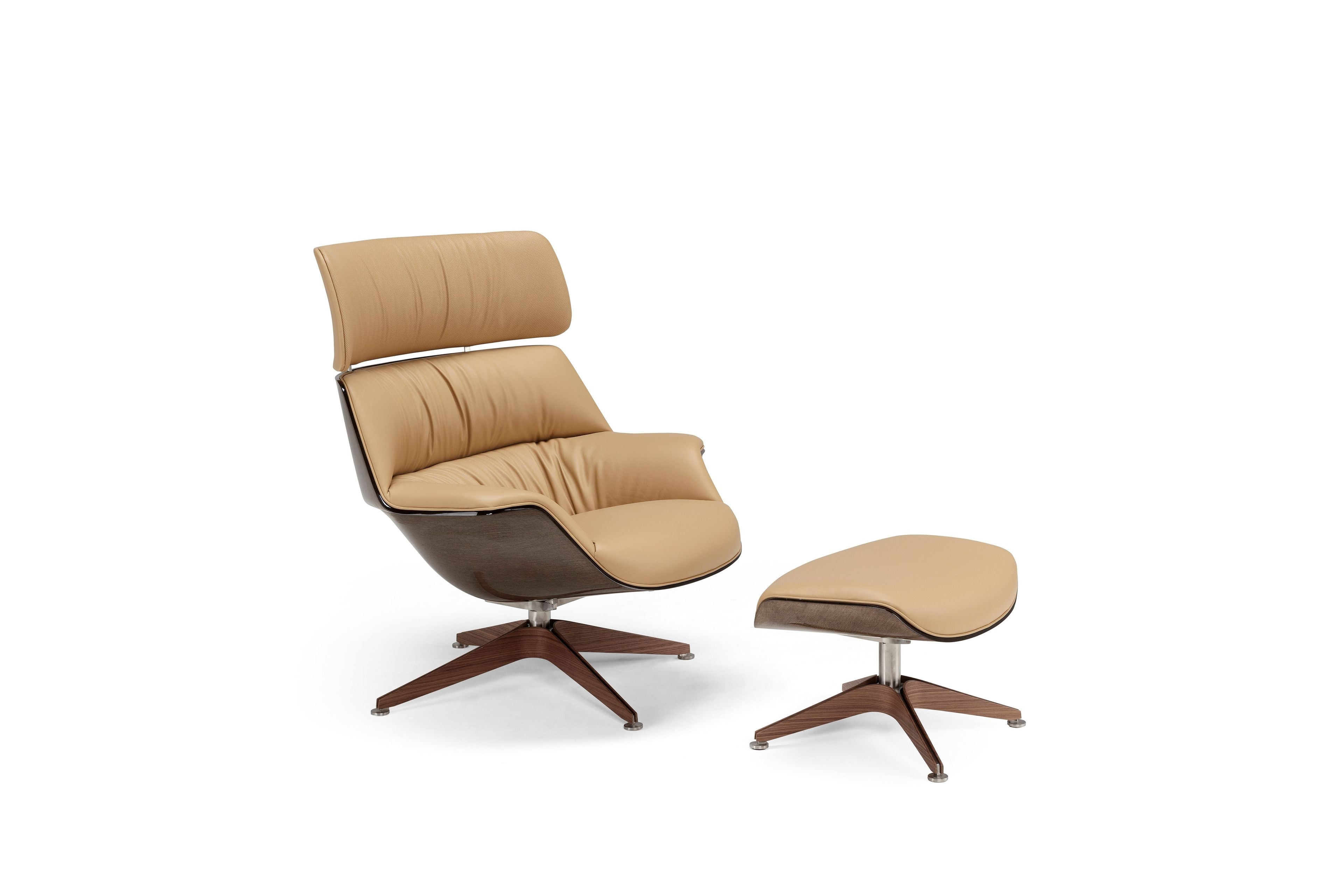 Спицевое вращающееся кресло с высокой спинкой Amura Coach ARCH-00090811 - Вид №24