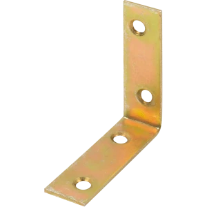 Уголок мебельный GAH ALBERTS KSZ 50x50x15x1.75 желтый цинк 16965780 STLM-2200295