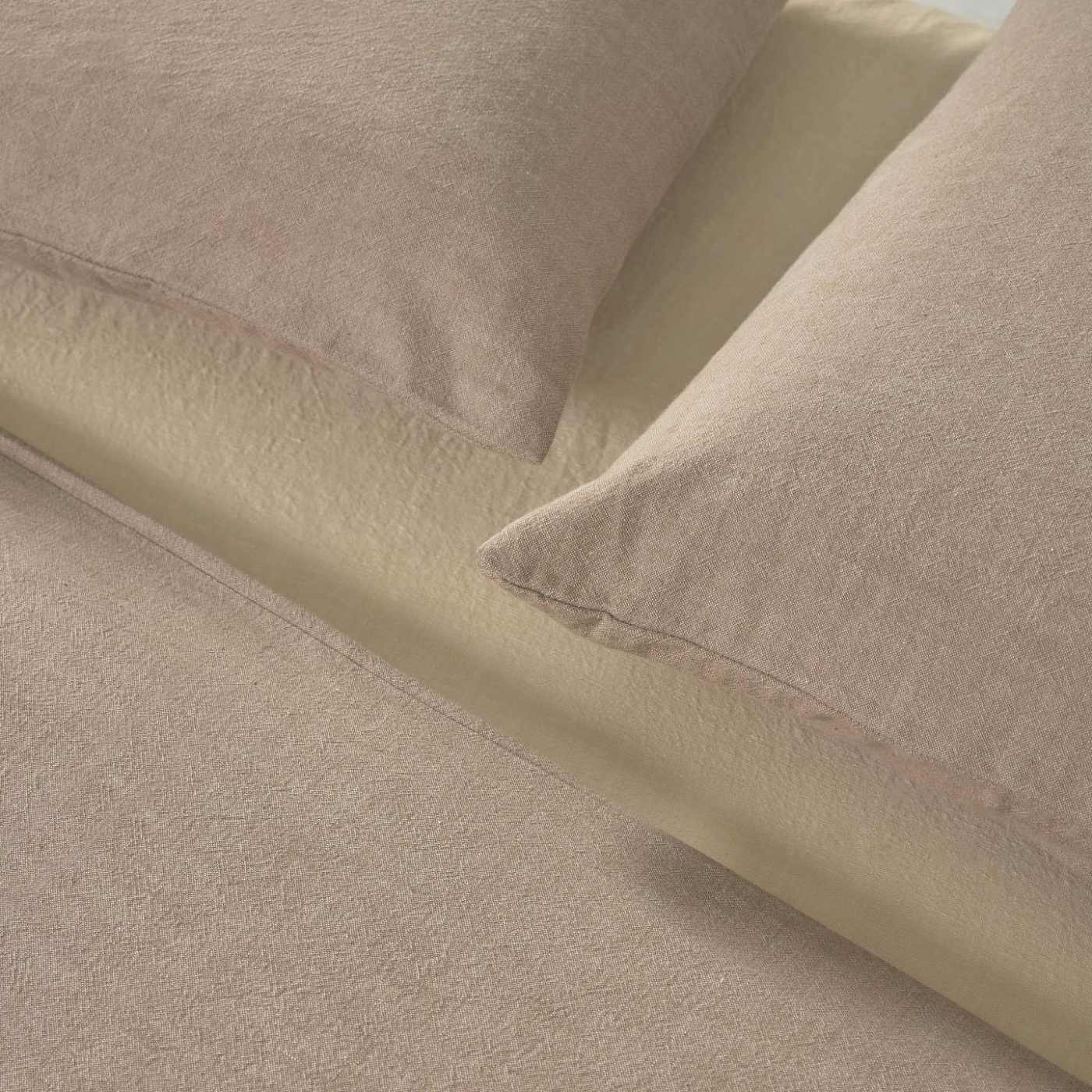 108850 Dileta duvet cover, sheet & pillowcase set in brown GOTS-certified cotton 145 x 190 cm La Forma  - Вид №2
