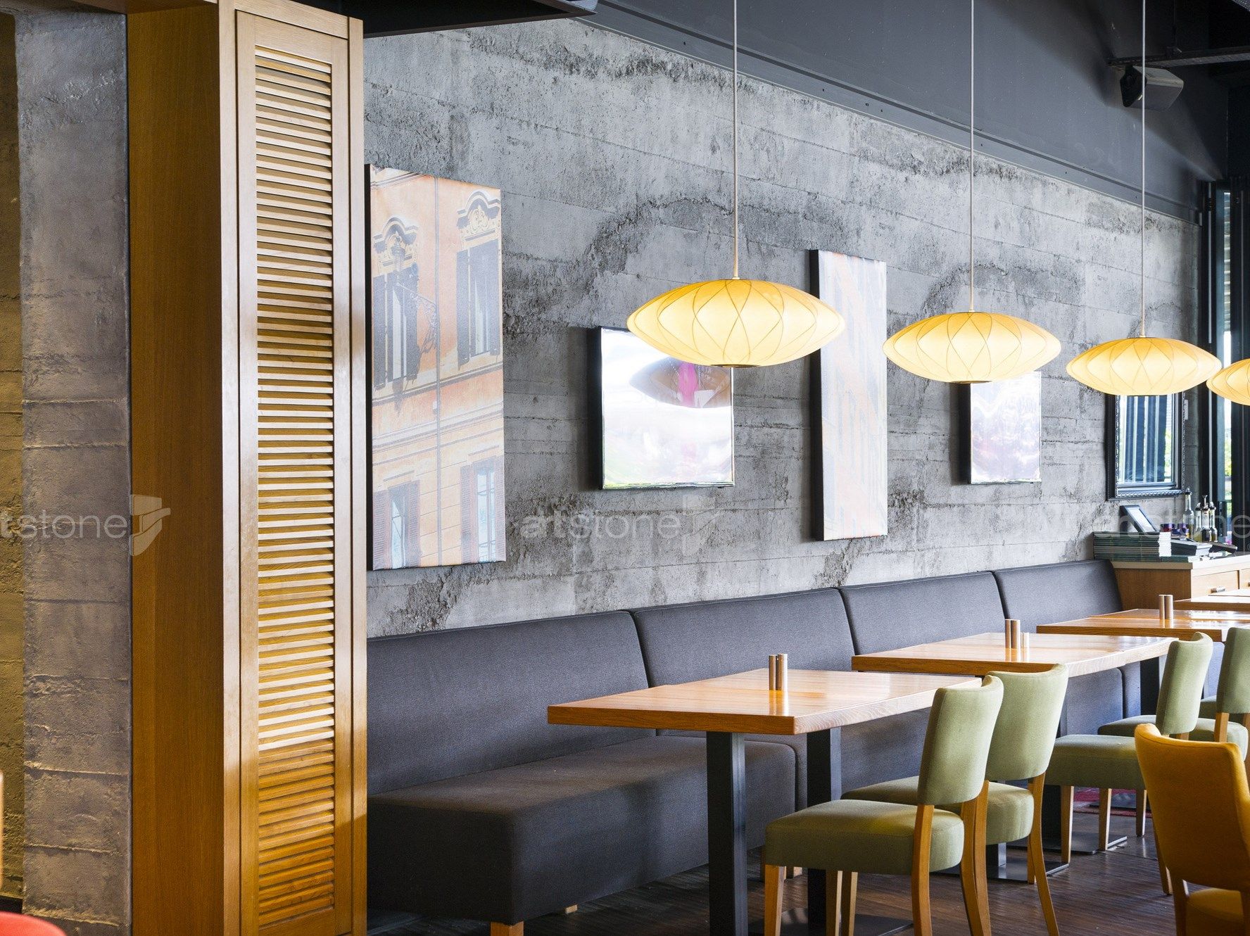 Трехмерная панель из стекловолокна для внутреннего / наружного применения с эффектом цемента Artstone Panel Systems HORMIGON ARCH-00001857 - Вид №3