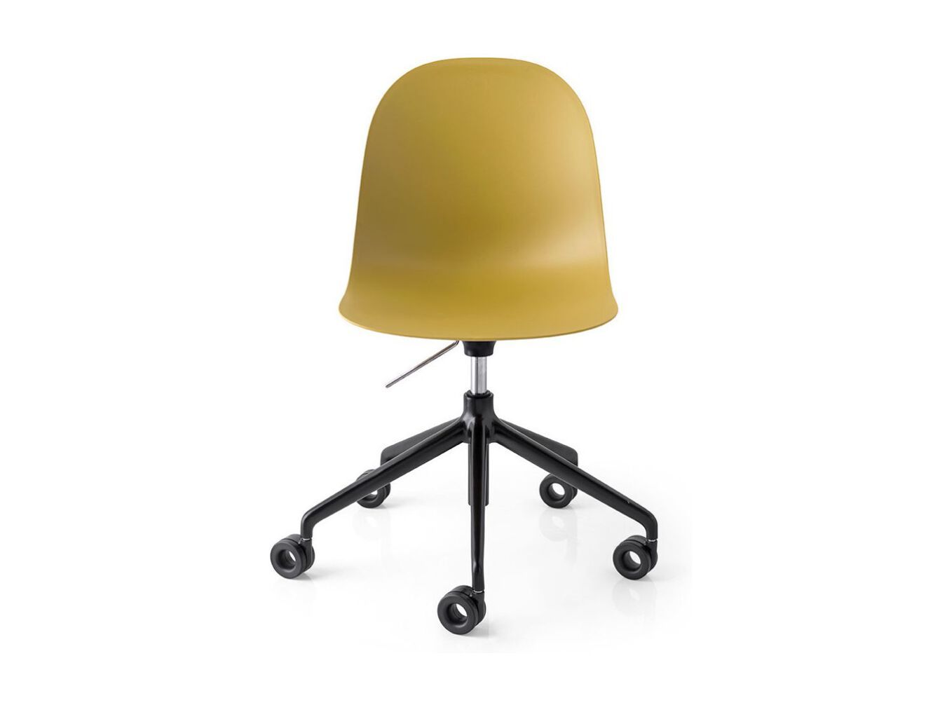 Регулируемое по высоте вращающееся кресло из полипропилена с колесами Connubia Академия ARCH-00091801