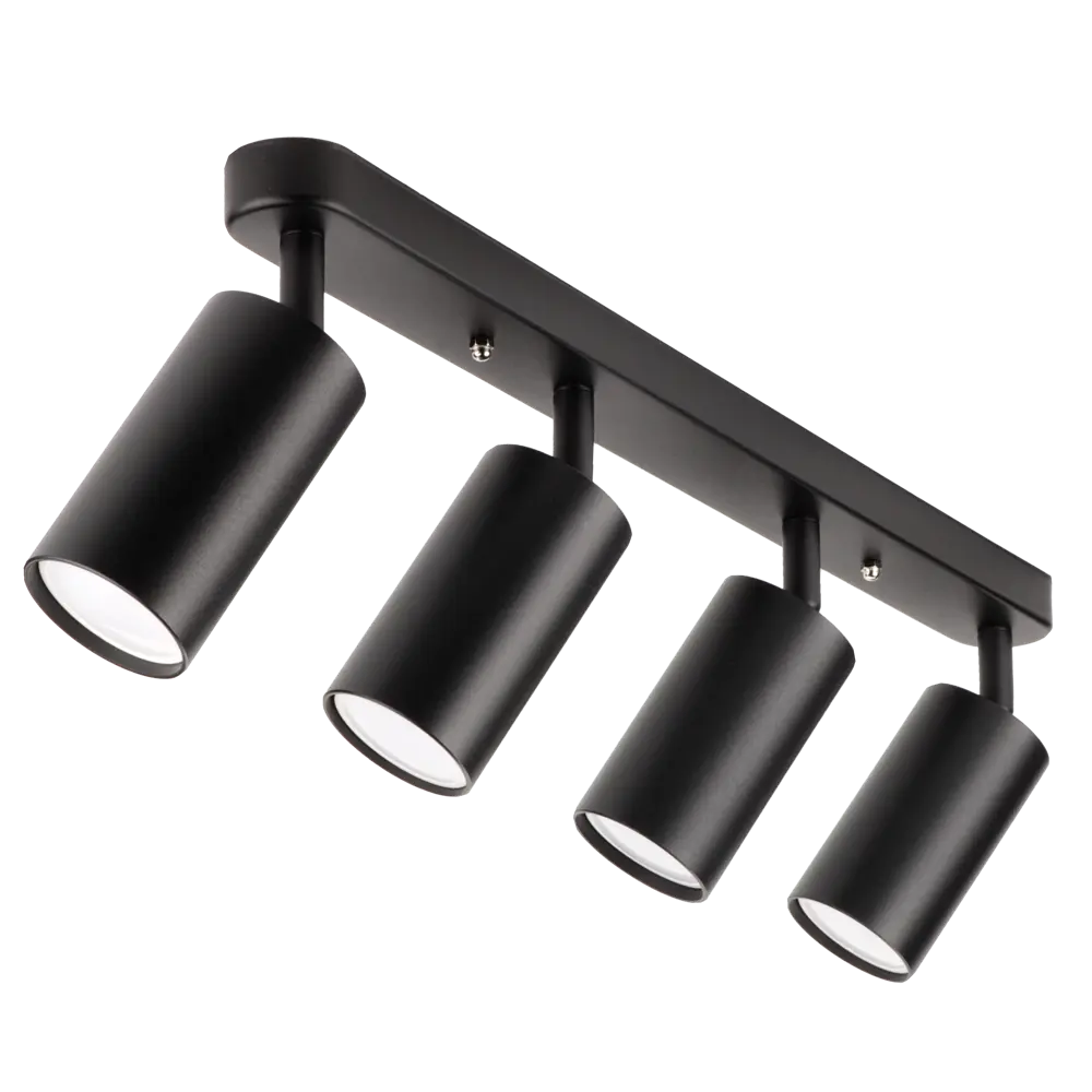 Поворотный спот RITTER Arton на 4 лампы GU10 в чёрном исполнении 83979307 STLM-0045776 - Вид №4