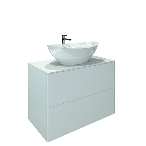 Orange Ot-75TuSTONE+G56 Тумба подвесная Otto c раковиной Гамма 560 sun-id-1517170 - Вид №1