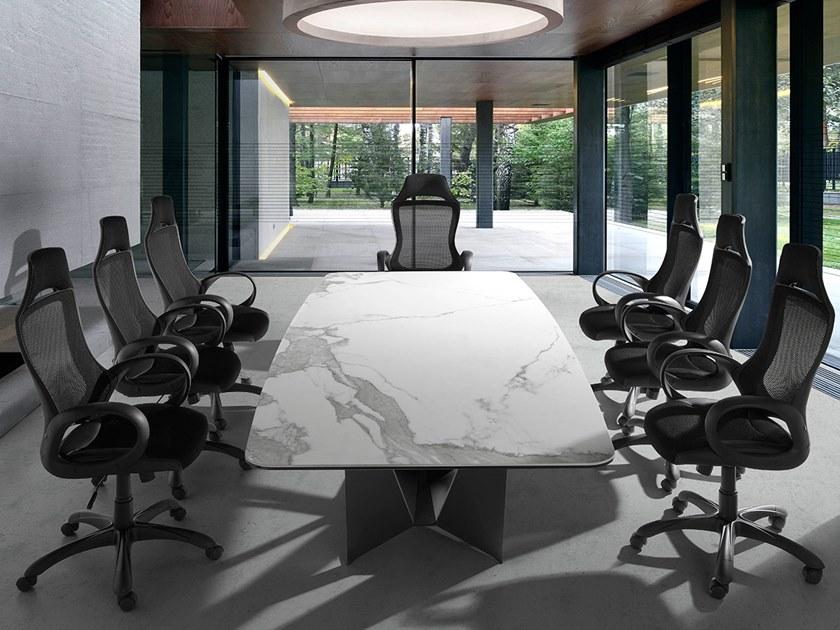 Angel Cerdá Стол для гостиной, окрашенный из стали с эпоксидной краской Urban deco 1053 Angel Cerda - Вид №6