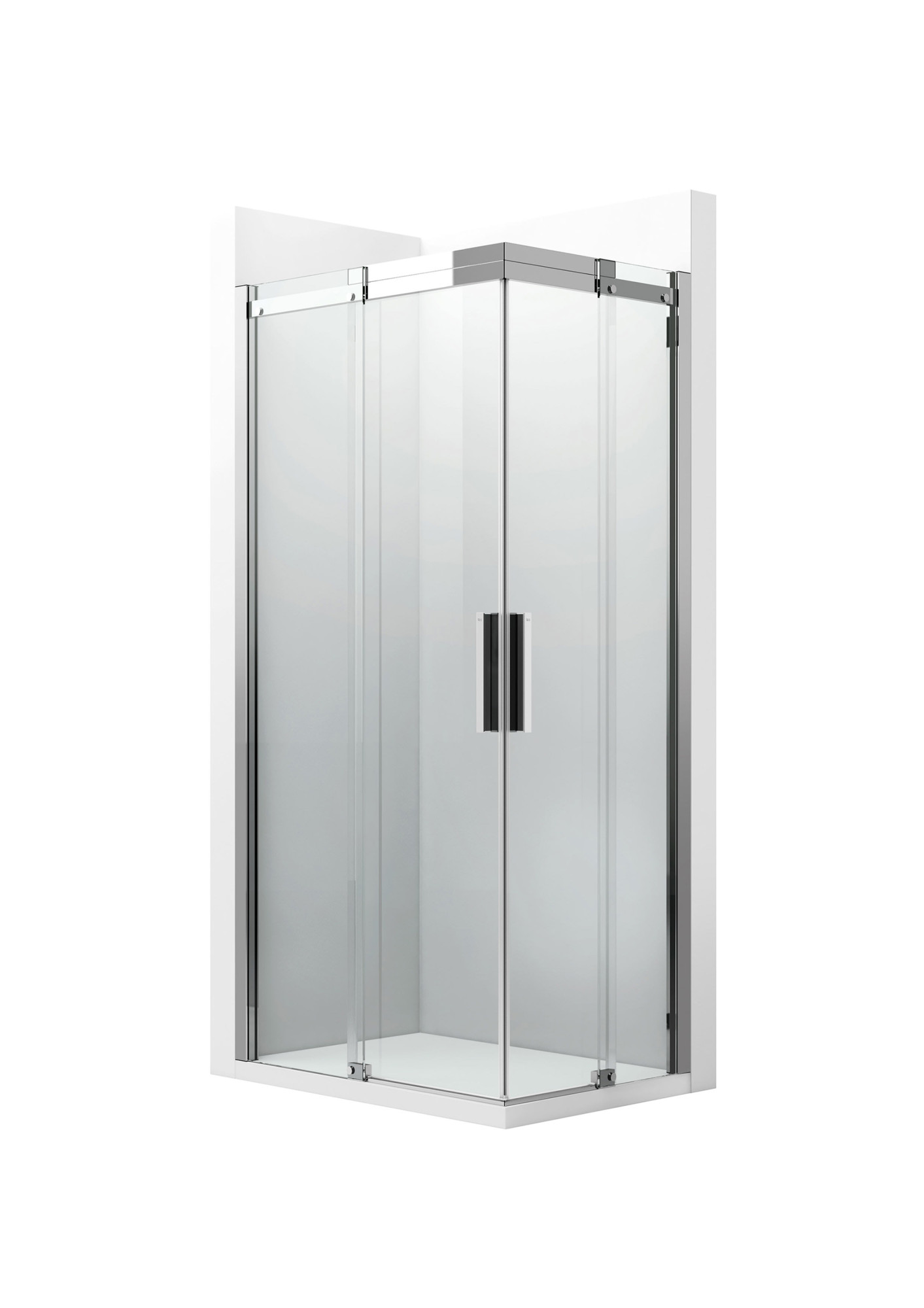 AM392......... 2L2 - Угловой душ с 2 раздвижными створками + 2 стационарными ROCA Aerea 