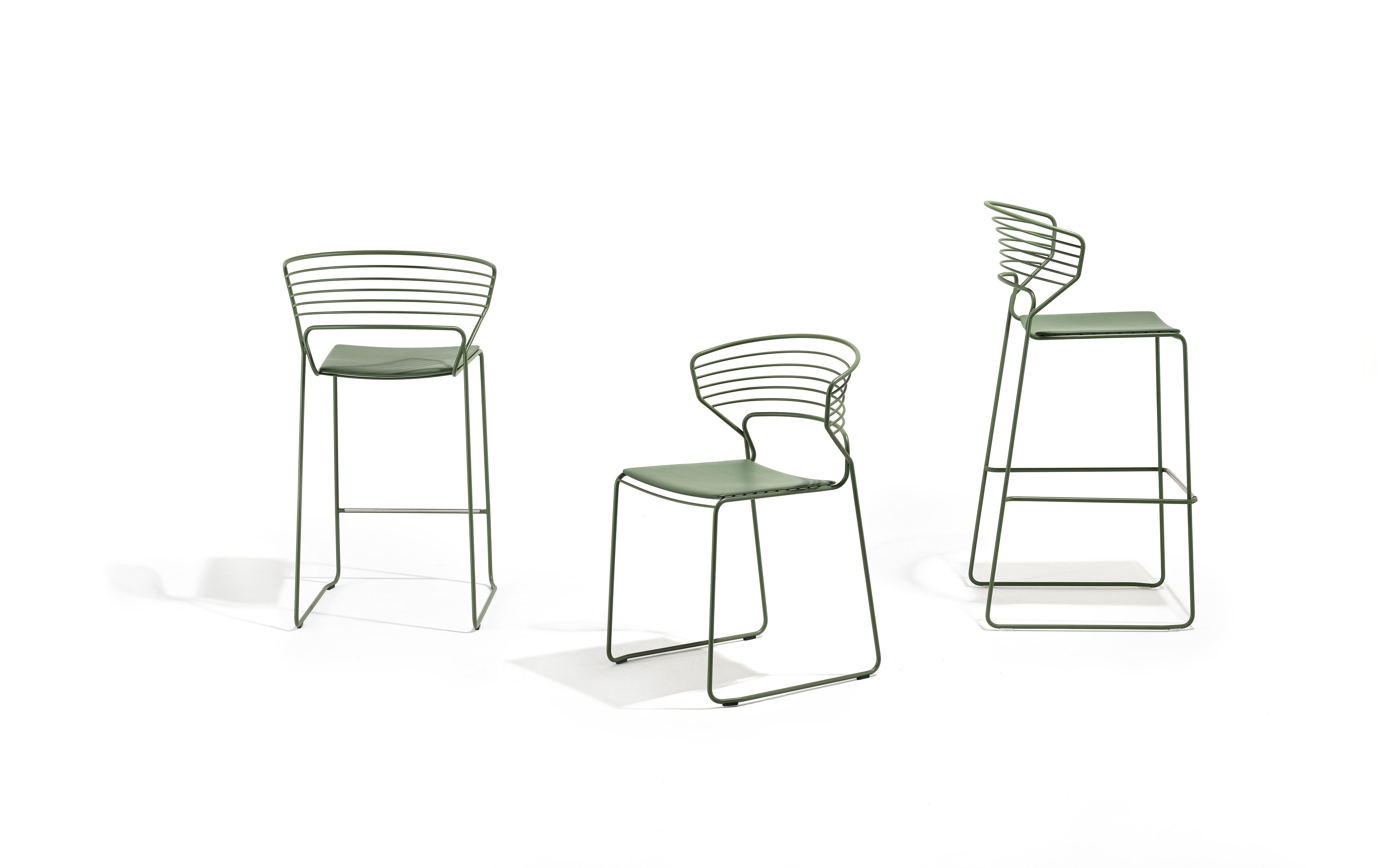 Штабелируемый стальной стул Desalto Koki Wire ARCH-00022153 - Вид №9