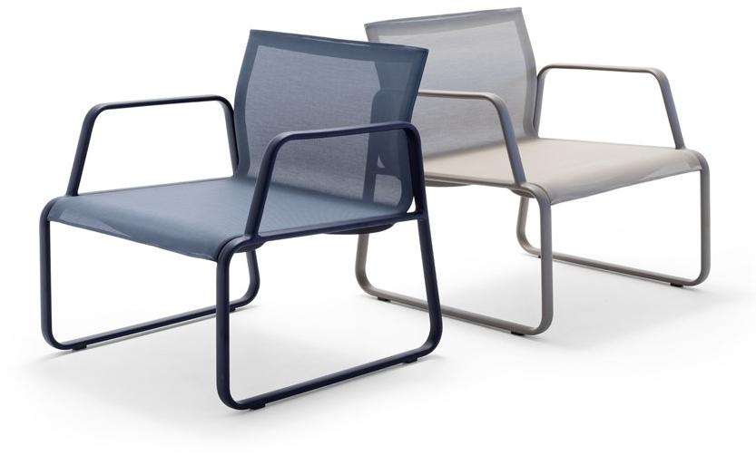 Andreu World Садовое кресло из стали с подлокотниками Aire outdoor sun-id-1419524 - Вид №2