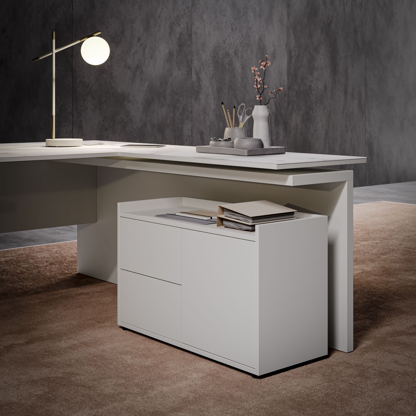 Исполнительный стол PROF тонкий ARCH-00139828 - Вид №16