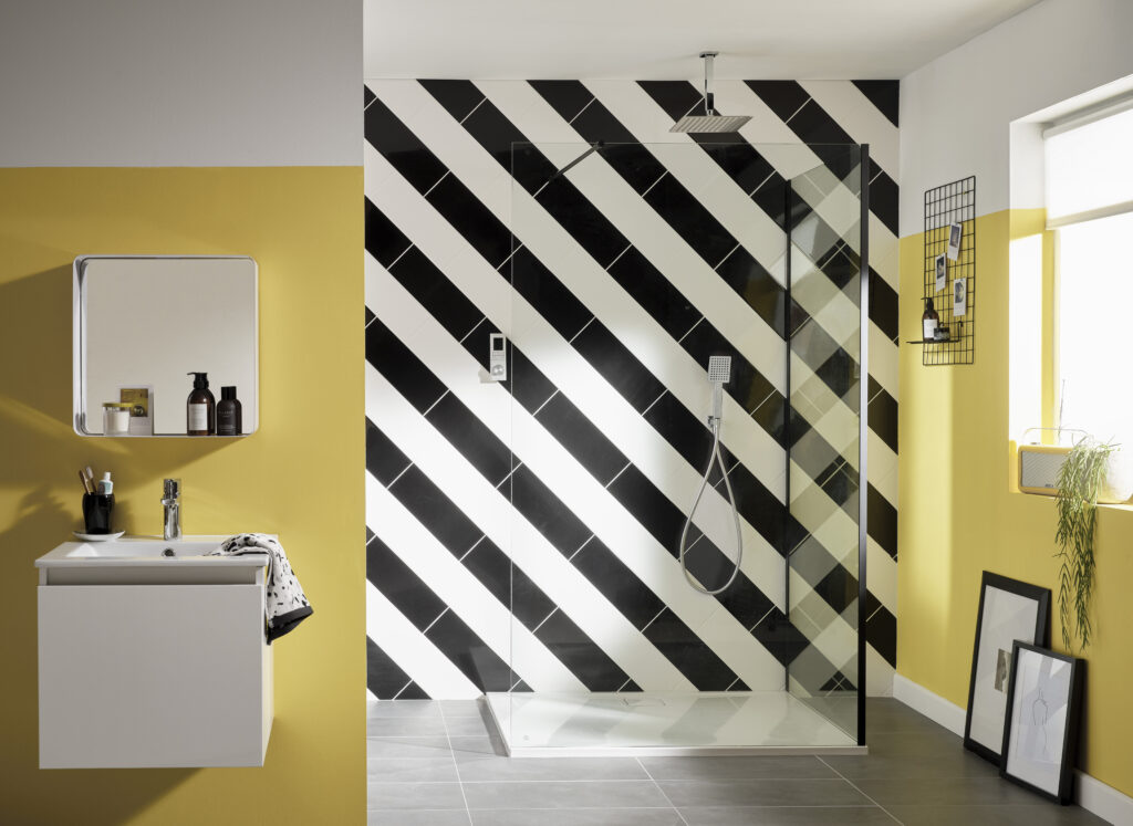 Душевая перегородка SP0S8RTPSET Merlyn 10 Series Хромированный