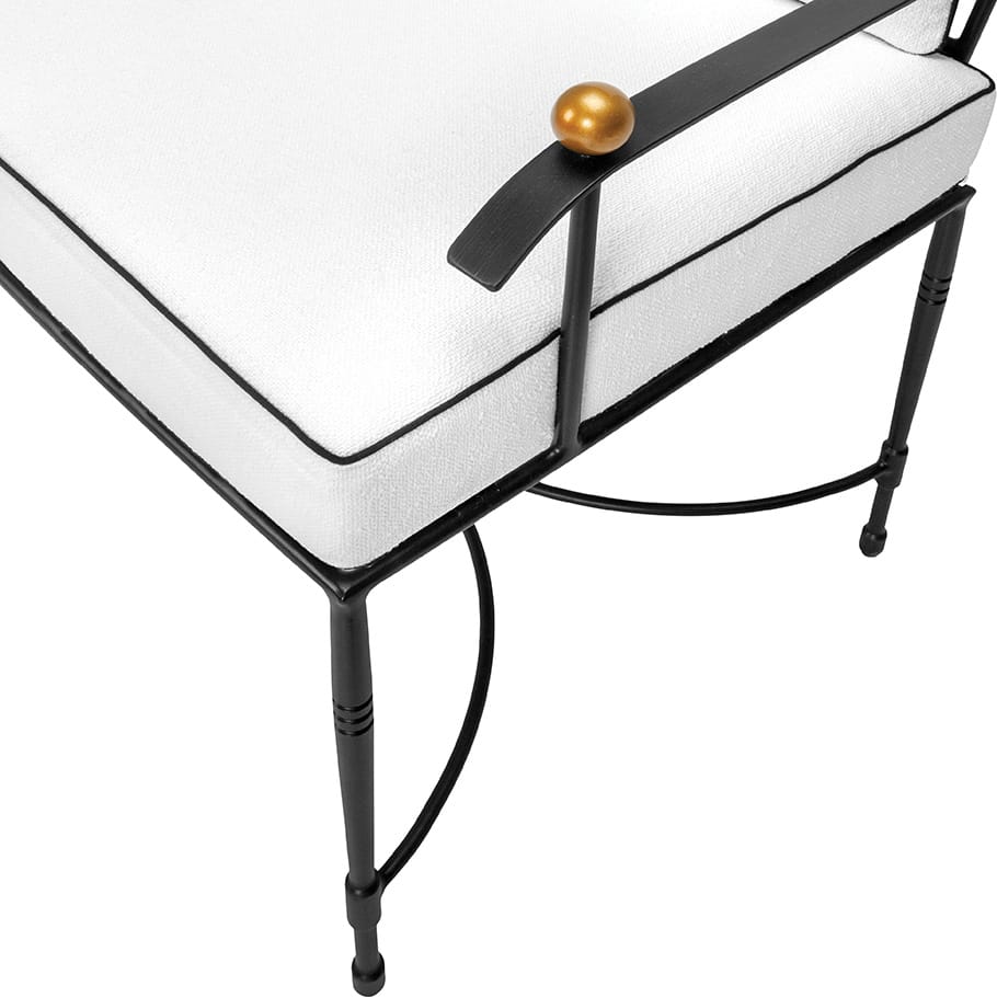 Садовый стул из нержавеющей стали с подлокотниками JANUS et Cie ARCH-00124538 - Вид №9