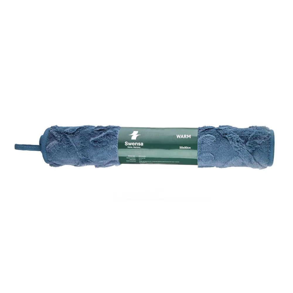 Коврик для ванной SWENSA Warm — уют и безопасность в синем цвете 89379362 STLM-1439922 - Вид №2