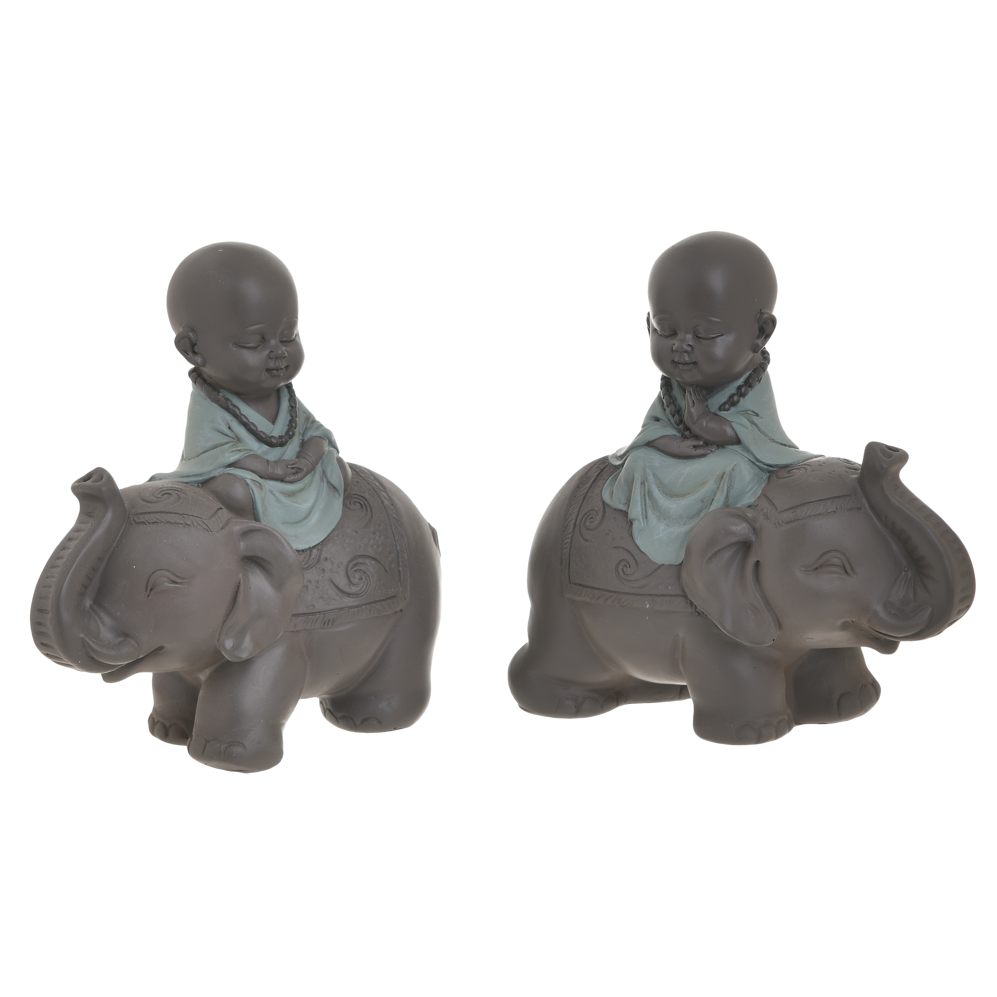 3870211.0103 ДЕКОР НАСТОЛЬНЫЙ BUDDHA, НАБОР 2 ШТ TO4ROOMS  - Вид №1
