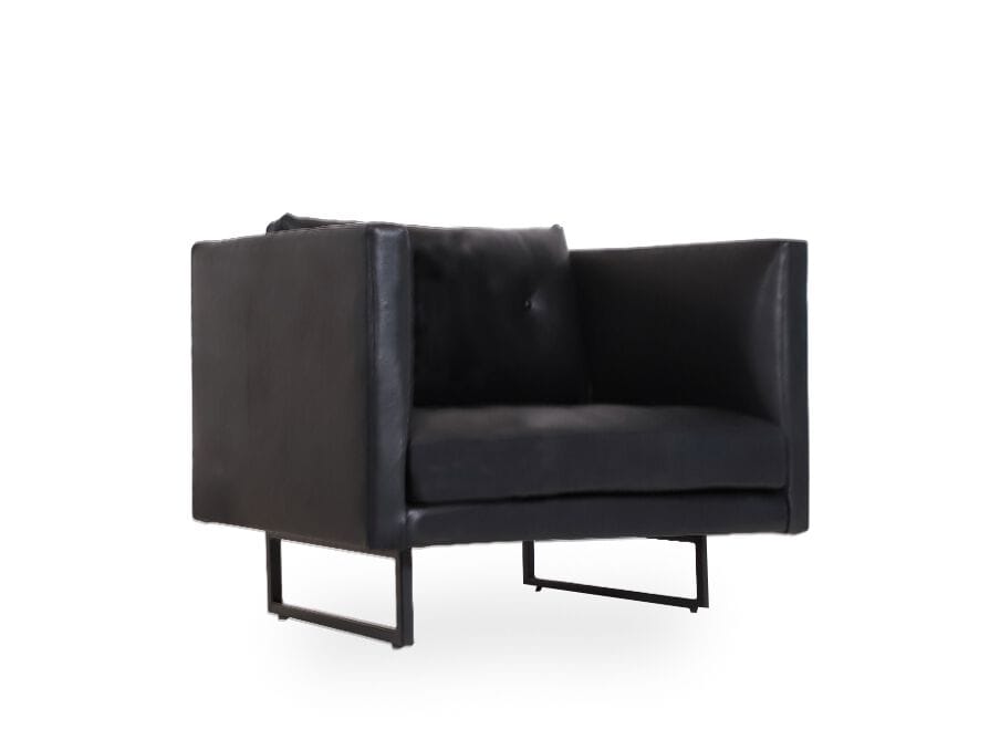 Кресло из кожзаменителя с подлокотниками Alankaram GIZA ARCH-00129264