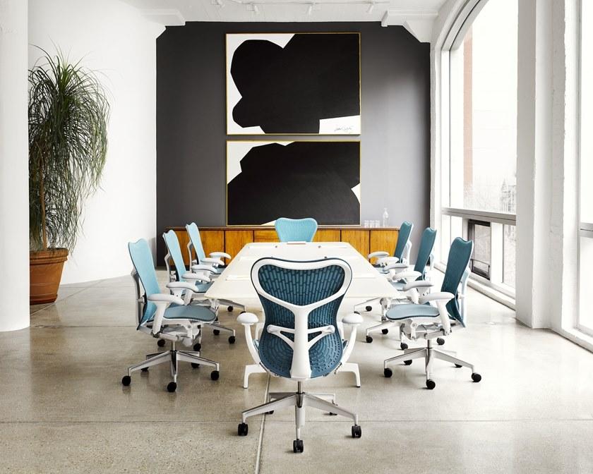 Herman Miller Эргономичное вращающееся офисное кресло из ткани бабочки Mirra 2 sun-id-1478862 - Вид №19