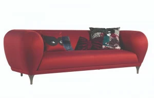 Roche Bobois 3-х местный тканевый диван Globe trotter