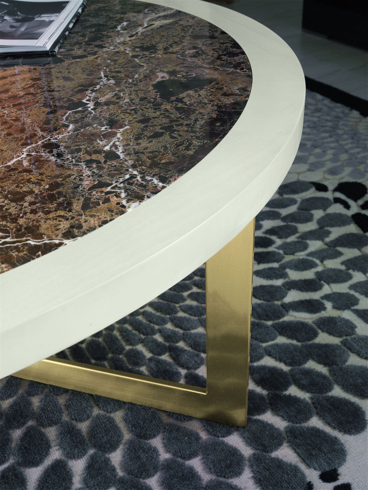 Круглый мраморный журнальный столик Hurtado Evolution ARCH-00137757 - Вид №2