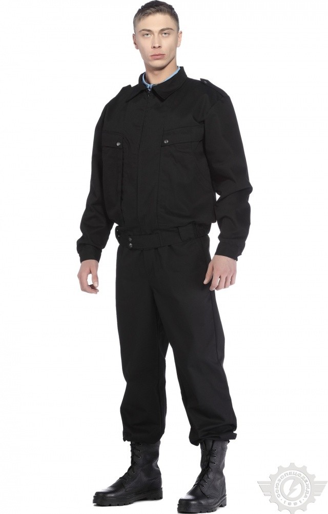 61520 Костюм "Страйк" летний черный  Одежда для охранных структур  размер 56-58/182-188 Спецодежда  - Вид №6