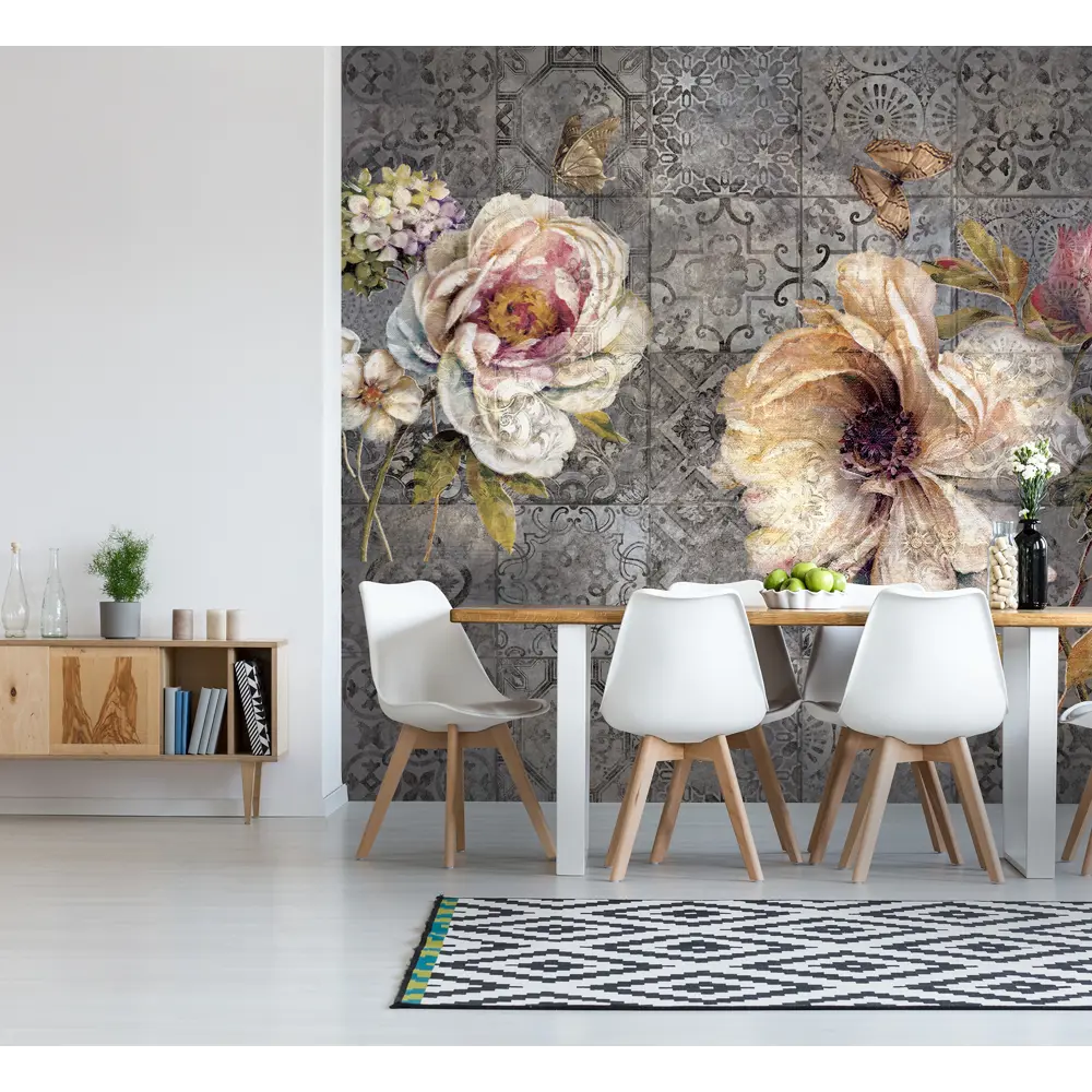 Фотообои Орнаментальный винтаж флизелиновые, 300x270 см, L13-257 FBRUSH 3D FLIZART STLM-2049597 - Вид №1