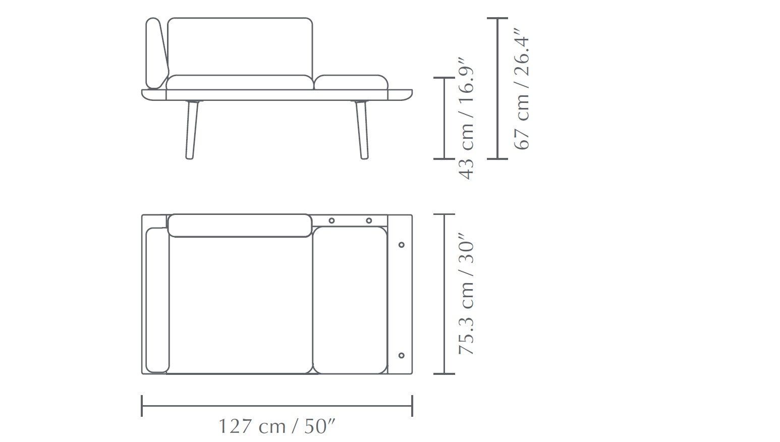 Ткань диван UMAGE Lounge Around ARCH-00075030 - Вид №3