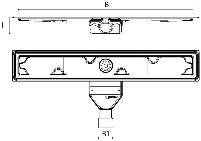 PROFILITEC Дренажный канал Showertec Stl-bs, stl-bl, stl-bv, stl-bl - Вид №4