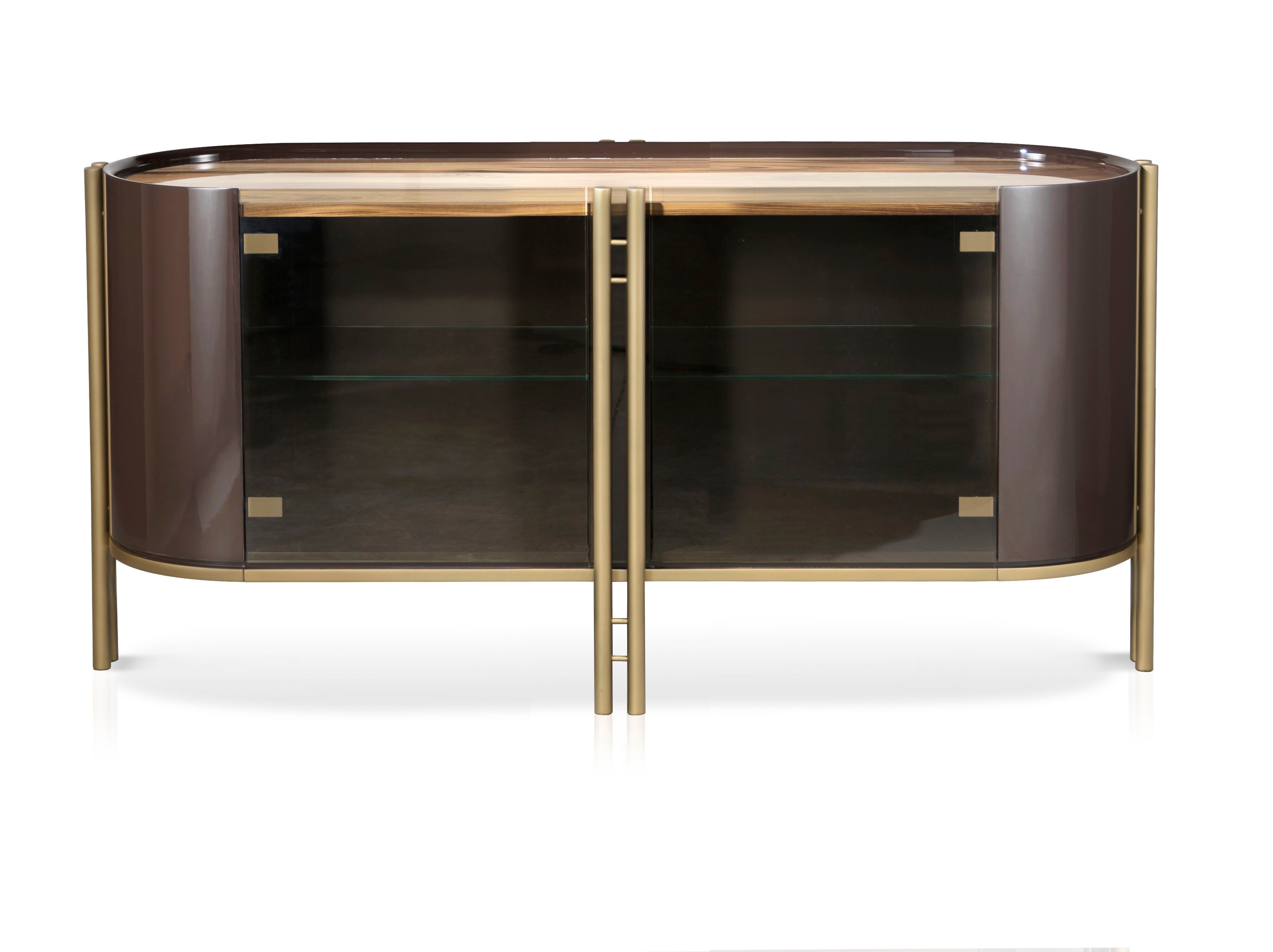 Шкаф из дерева и стекла с распашными дверями Bizzotto Italia Atmosphera ARCH-00117959 - Вид №9