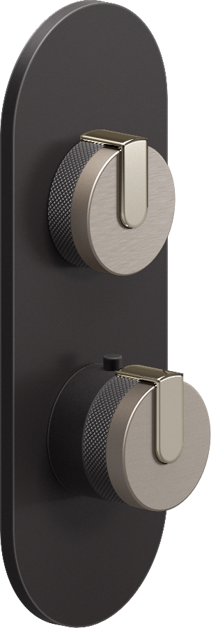 E-8026-R1SNE0-L1PN-GM-T Планка M-Series с 2 ручками - Внешняя часть GRAFF MOD+