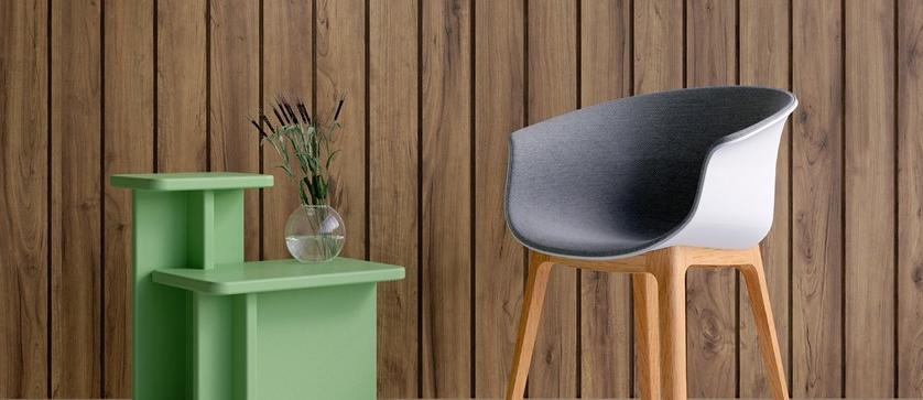 Grado Design Стул с полипропиленовым каркасом и основанием из бука Queen Que-ch-04 - Вид №1