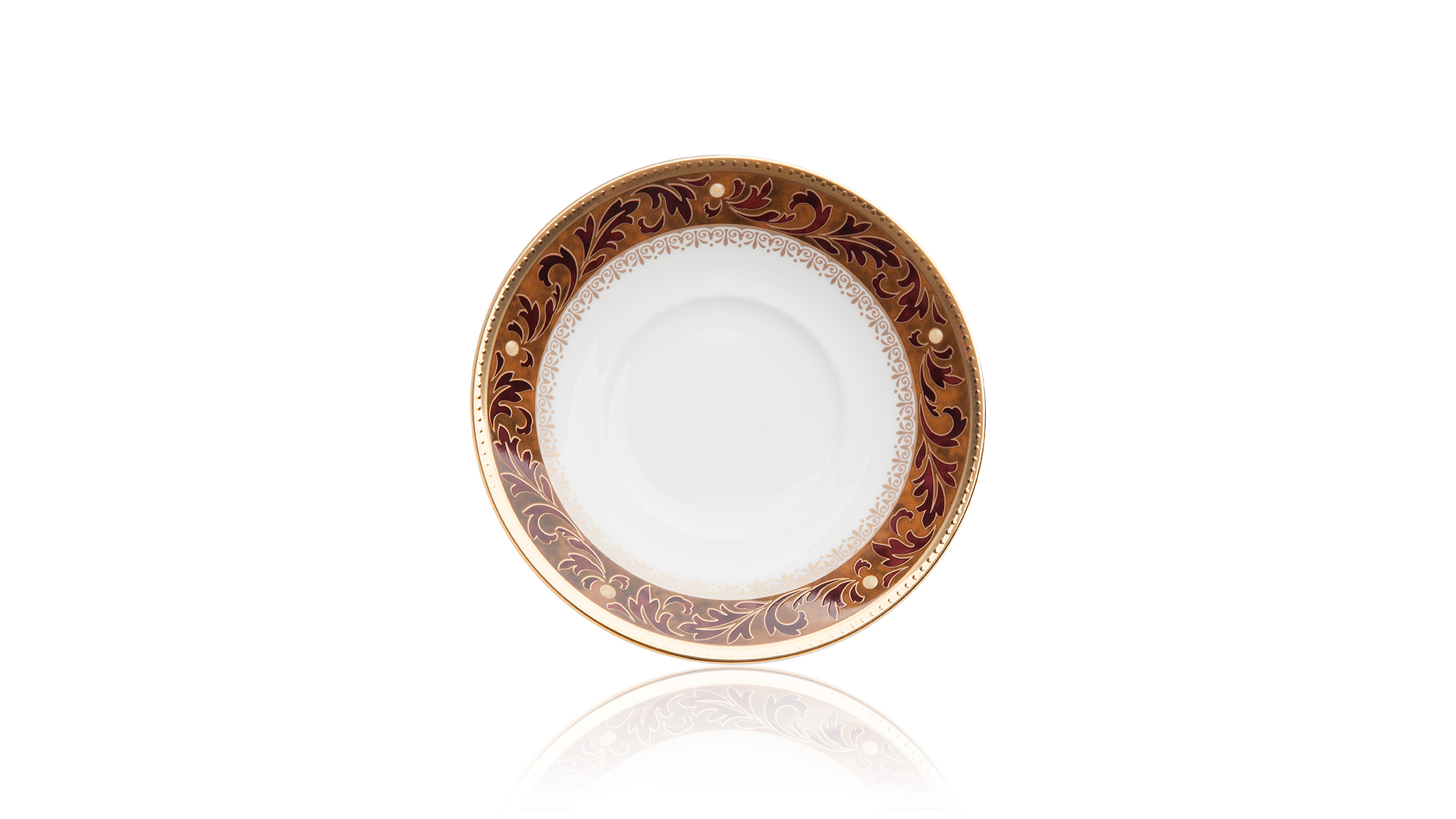 1051799 Noritake Чашка кофейная с блюдцем Noritake "Ксавьер,золотой кант" 90мл Фарфор костяной  - Вид №2